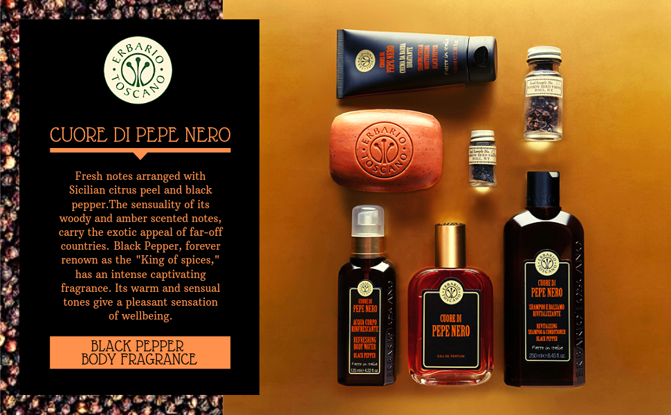 Erbario Toscano Black Pepper Eau de Parfum 100 ml